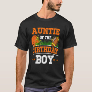 Tante des Geburtstags-Fußball-Fußball-Thema B T-Shirt