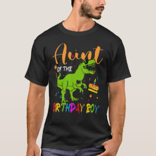 Tante des Geburtstags Junge Happy Geburtstag Dinos T-Shirt