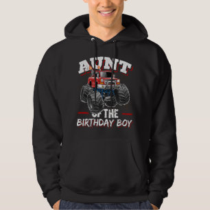 Tante des Geburtstagsjungen-Monster-Truck-Geburtst Hoodie