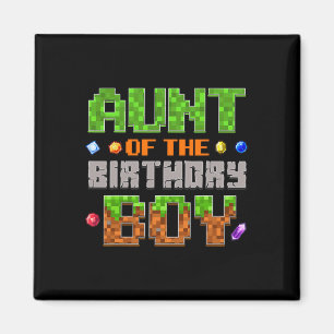 Tante des Geburtstagsjungen-Party-Videospieler Pix Magnet