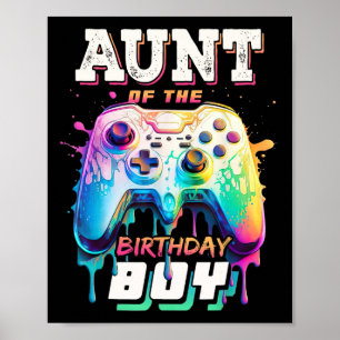 Tante des Geburtstagsjungen passendes Videospiel G Poster