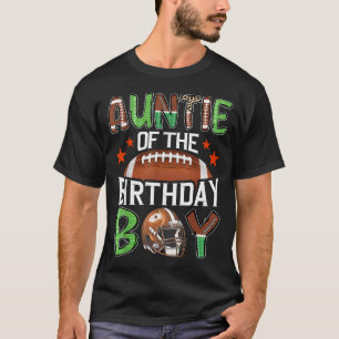 Tante des Geburtstagsjungen Spieltag T-Shirt