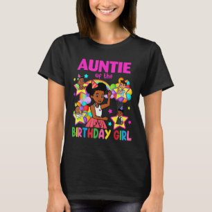 Tante des Geburtstagsmädchens Gracie Geburtstags P T-Shirt