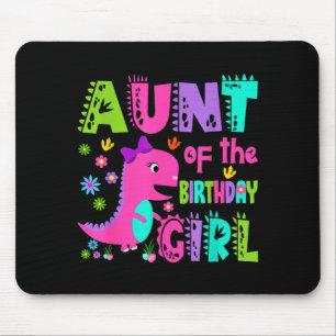 Tante des Geburtstagsmädchens Saurus Rex Dinosauri Mousepad