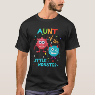 Tante des kleinen Monster-Geburtstagsfamilienmonst T-Shirt
