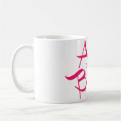 Tante des Retro-Drehbuchs Kaffeetasse (Links)