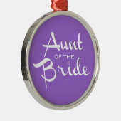 Tante des Retro-Drehbuchs Silbernes Ornament (Rechts)