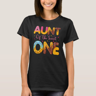 Tante des süßen Sprinkles köstliche Doughnut T-Shirt