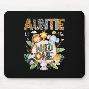 Tante des wilden einen ersten Geburtstag Safari-Ju Mousepad