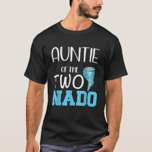 Tante des Zwei-Nado Tornado Themenwoche 2. Geburts T-Shirt