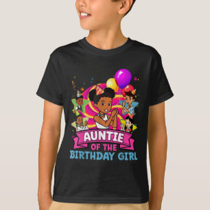 Tante Die Geburtstagsfeier Rosa Puppe Familie Deko T-Shirt