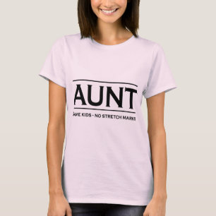 Tante. Die gleichen Kinder, nicht Dehnungsstreifen T-Shirt