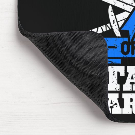 Tante eines Ataxia Krieger Bewusstsein Ribbon Dyst Mousepad (Ecke)