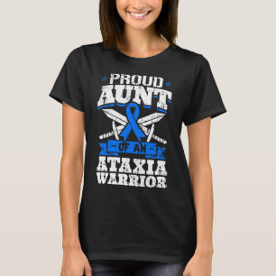 Tante eines Ataxia Krieger Bewusstsein Ribbon Dyst T-Shirt