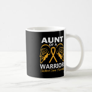 Tante eines Kämpfer-Kinder-Krebsbewusstseins-Engel Kaffeetasse