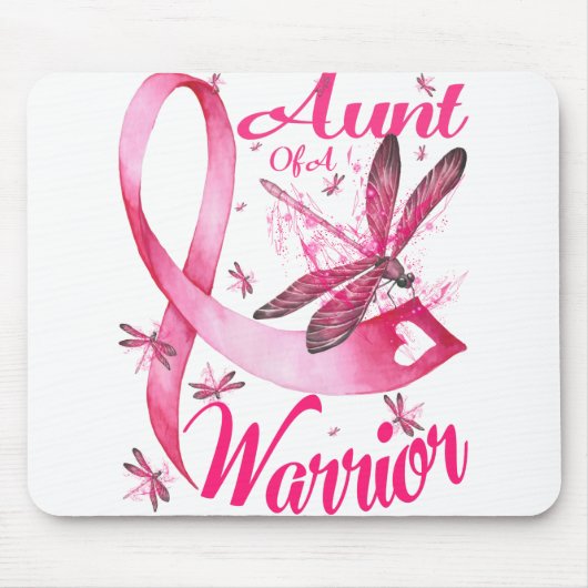 Tante eines Kriegerdrachenbrustkrebses Mousepad (Vorne)