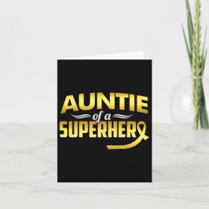 Tante eines Superhelden Karte