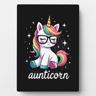 Tante Einhorn Tante Dabbing Einhorn Tante Tante Ch Fotoplatte