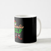 Tante Elf Weihnachtsgeschenk Kaffeetasse (VorderseiteRechts)