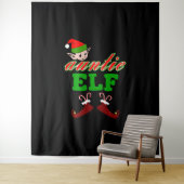 Tante Elf Weihnachtsgeschenk Wandteppich (Beispiel)