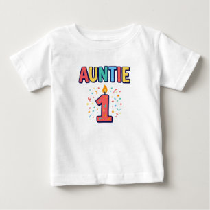 Tante Erstes Geburtstagsgeschenk-Shirt Baby T-shirt