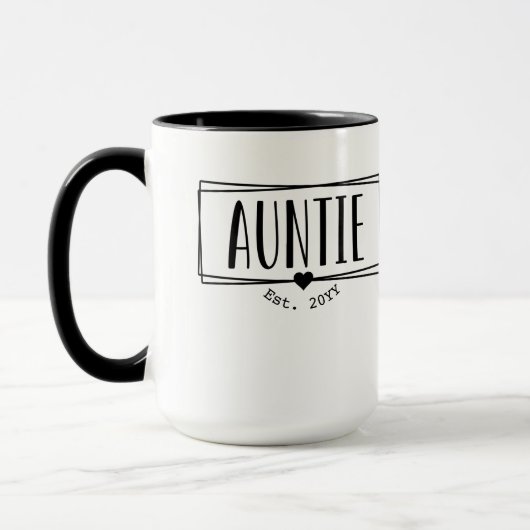 Tante Est. Benutzerdefinierte Tante etablierte New Tasse (Links)