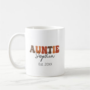 Tante Established 20xx Retro Personalisiertes Gesc Kaffeetasse