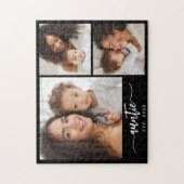 Tante Established Script-Typografie 3 Foto Puzzle (Vertikal)