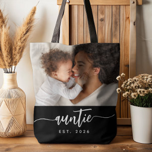 Tante Etabliert Foto Elegantes Skript Tasche