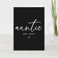 Tante etablierte elegante Typografie Neue Tante