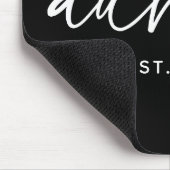 Tante etablierte elegante Typografie Neue Tante Mousepad (Ecke)