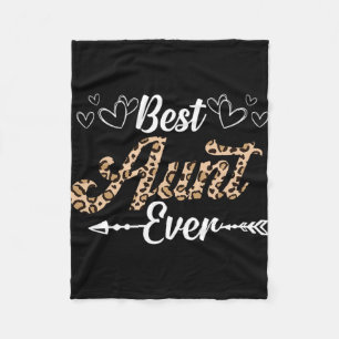 Tante Ever Leopard Style Shirt für Tante Fleecedecke