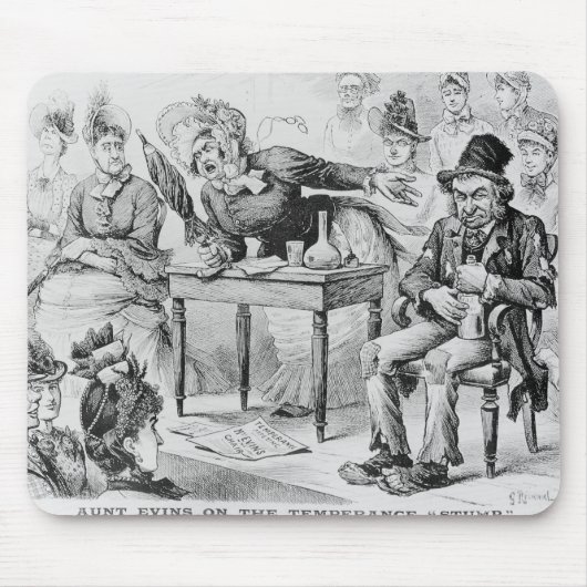 Tante Evins auf der Mäßigkeit 'Stump Mousepad (Vorne)