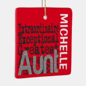 Tante Extraordinaire CUSTOM Keramikornament (Rechts)