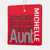 Tante Extraordinaire CUSTOM Keramikornament (Links)