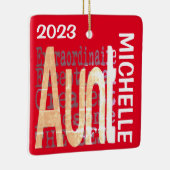 Tante Extraordinaire CUSTOM Keramikornament (Rechts)