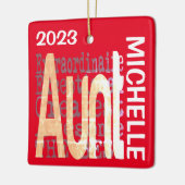 Tante Extraordinaire CUSTOM Keramikornament (Links)