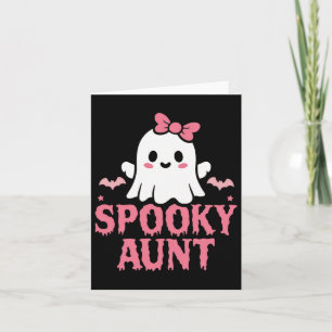 Tante Family Niedlich Pink White Ghost Boulevard H Karte