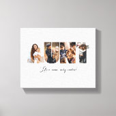 Tante Foto Collage Canvas Print Leinwanddruck (Vorderseite)