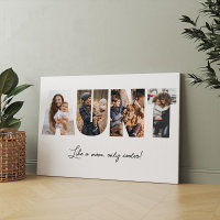 Tante Foto Collage Canvas Print
