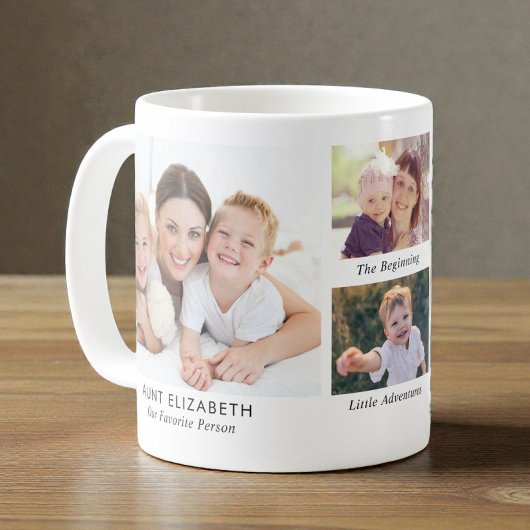 Tante-Foto-Collage Kaffeetasse