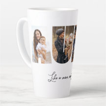 Tante Foto Collage Latte Tasse