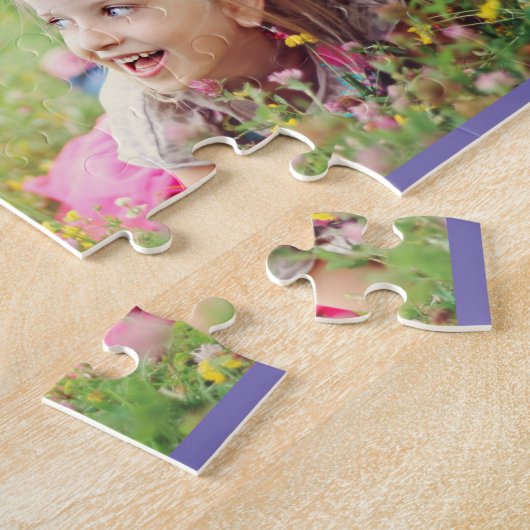 Tante Foto Collage Lila Puzzle (Seite)