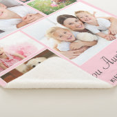 Tante Foto Collage Pink Sherpadecke (3/4)
