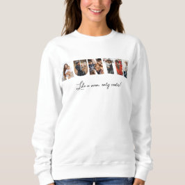 Tante Foto Collage Sweatshirt