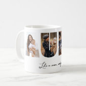 Tante Foto Collage Tasse Geschenk (Vorderseite Links)