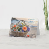 Tante, frohen Muttertag, Blumenstrauß Karte (Vorderseite)