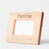 Tante Funny Definition Laser Etted Picture Frame Geätzte Rahmen (Links)