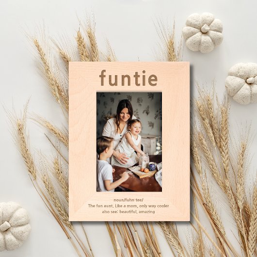 Tante Funny Definition Laser Etted Picture Frame Geätzte Rahmen