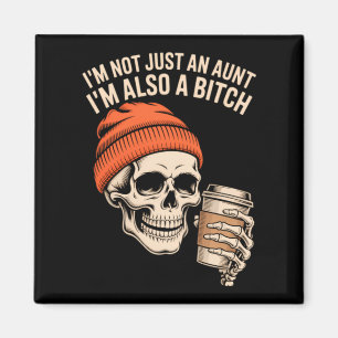 Tante Funny Skeleton Tante Magnet